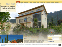 Tablet Screenshot of landhaus.it