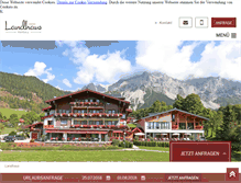 Tablet Screenshot of landhaus.co.at